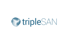 Logo blau_triple Sans